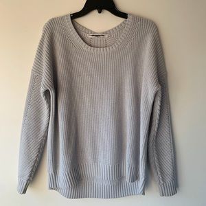 Athleta Light Blue Knit Sweater